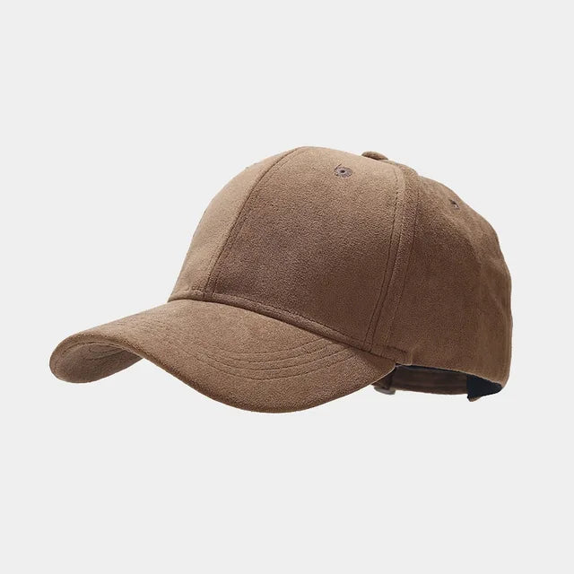 Casquette Aspect Daim Homme Plate Vintage Gavroche