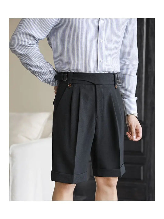 Short en Coton Décontracté Homme Été Plage Droit