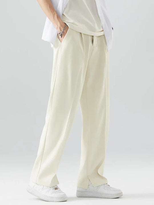 Chino Casual Classique Homme Élégant Pantalon Tissu