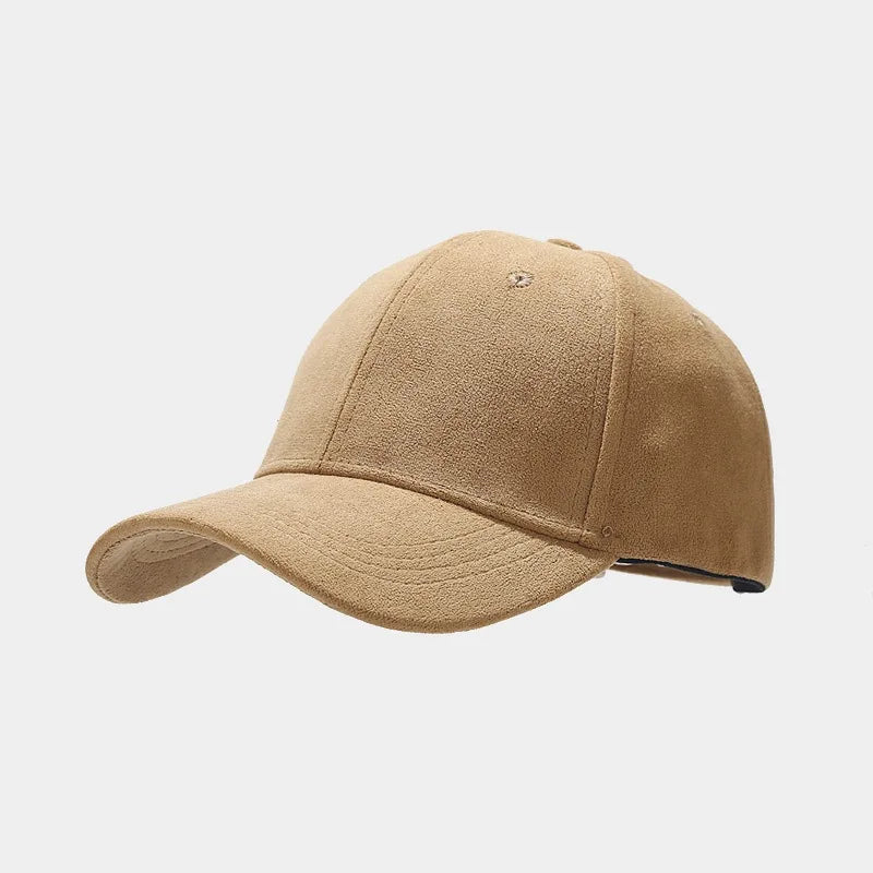 Casquette Aspect Daim Homme Plate Vintage Gavroche