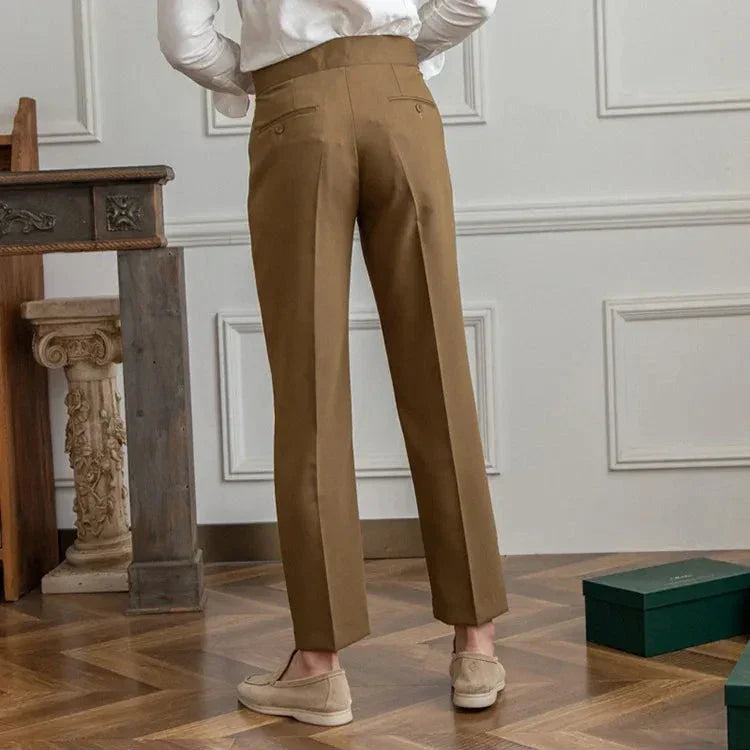 Pantalon Droit Homme Costume Élégant Business Affaires