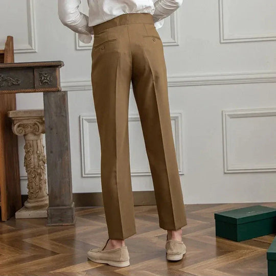Pantalon Droit Homme Costume Élégant Business Affaires