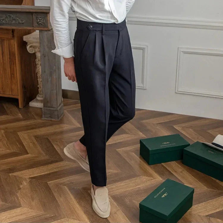 Pantalon Droit Homme Costume Élégant Business Affaires