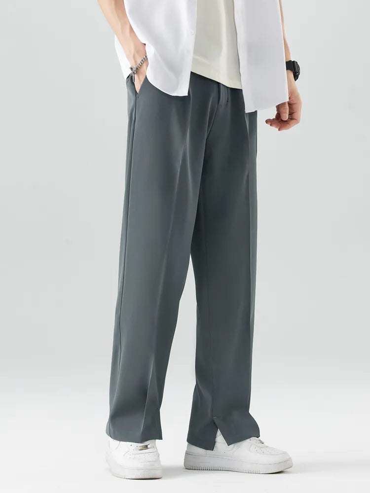 Chino Casual Classique Homme Élégant Pantalon Tissu