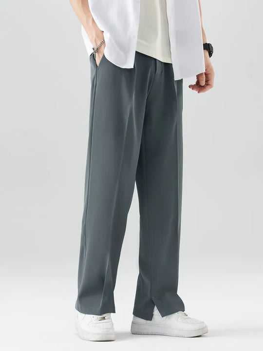 Chino Casual Classique Homme Élégant Pantalon Tissu