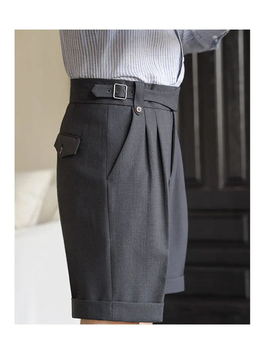 Short en Coton Décontracté Homme Été Plage Droit