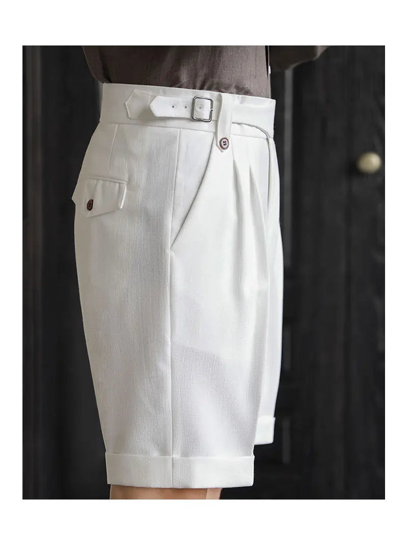 Short en Coton Décontracté Homme Été Plage Droit