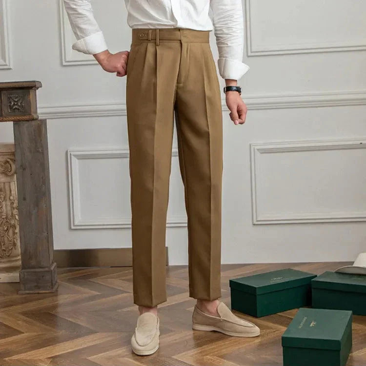 Pantalon Droit Homme Costume Élégant Business Affaires