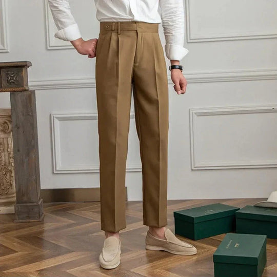 Pantalon Droit Homme Costume Élégant Business Affaires