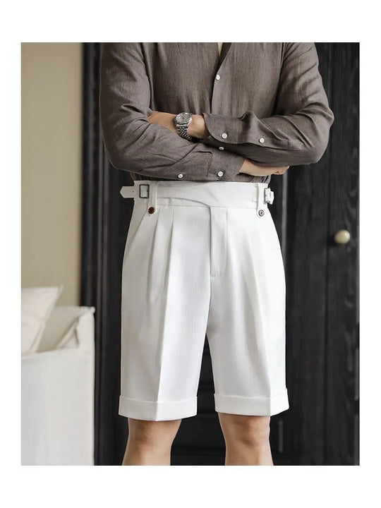 Short en Coton Décontracté Homme Été Plage Droit