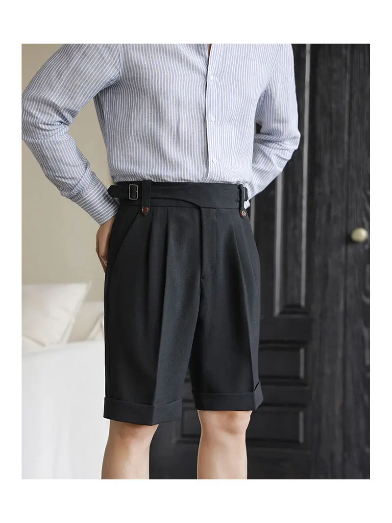 Short en Coton Décontracté Homme Été Plage Droit