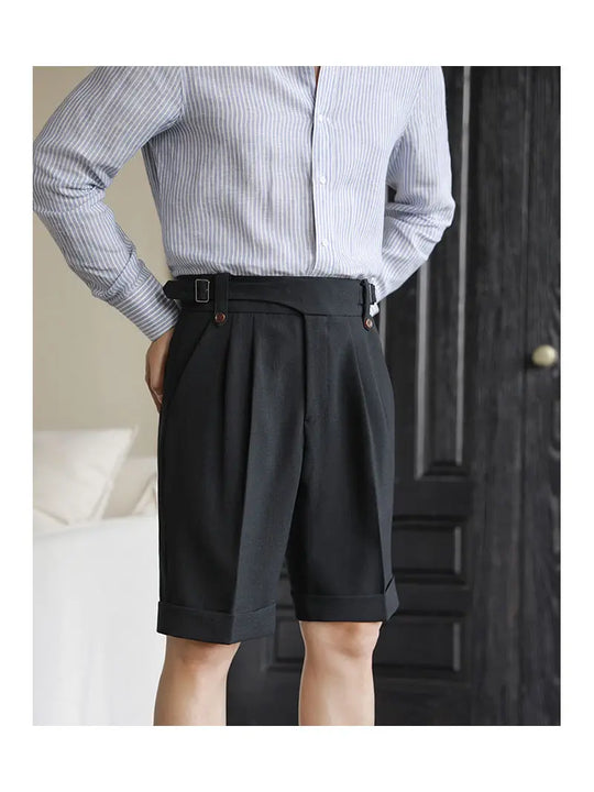 Short en Coton Décontracté Homme Été Plage Droit