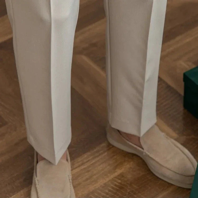 Pantalon Droit Homme Costume Élégant Business Affaires