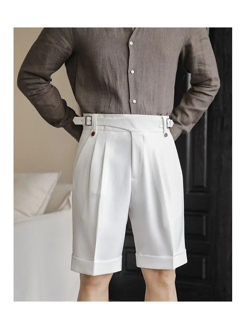Short en Coton Décontracté Homme Été Plage Droit