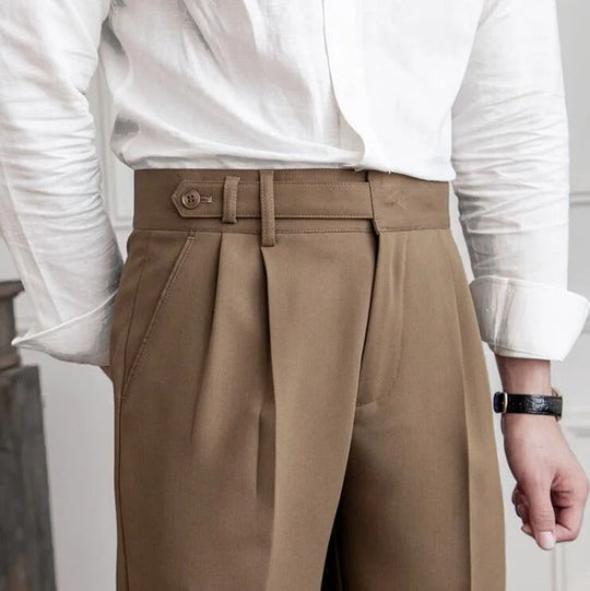 Pantalon Droit Homme Costume Élégant Business Affaires