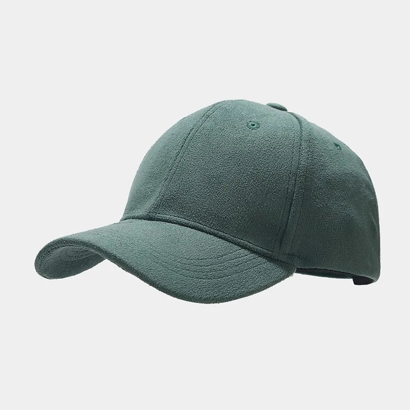 Casquette Aspect Daim Homme Plate Vintage Gavroche