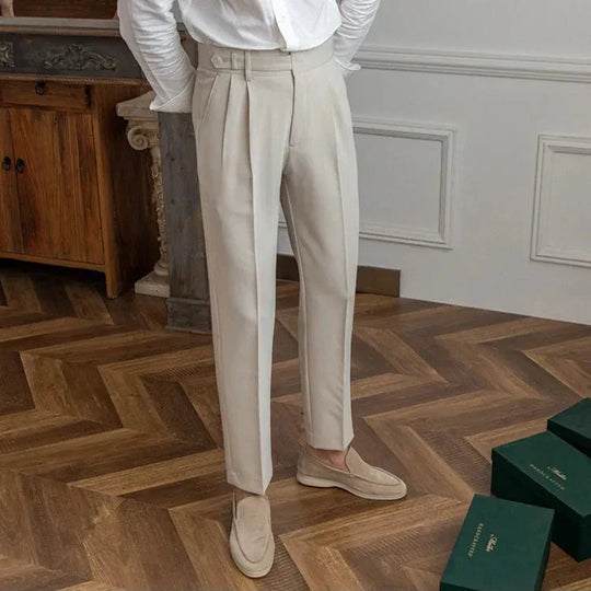 Pantalon Droit Homme Costume Élégant Business Affaires