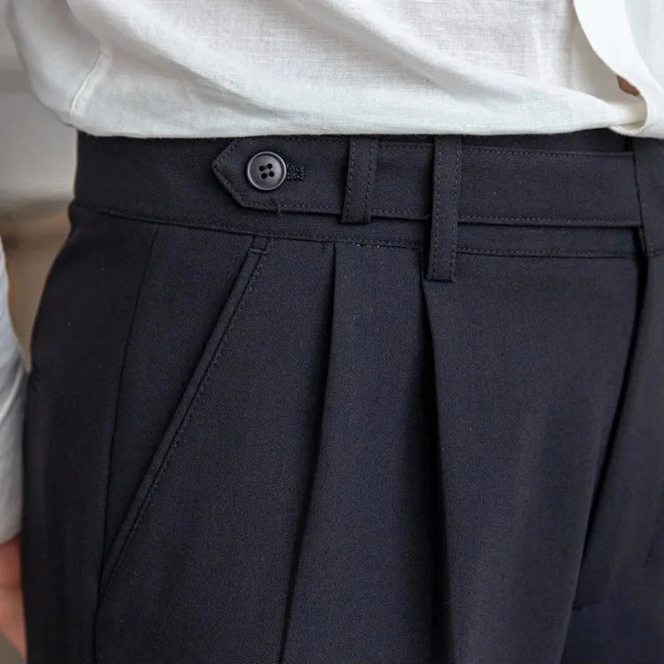 Pantalon Droit Homme Costume Élégant Business Affaires