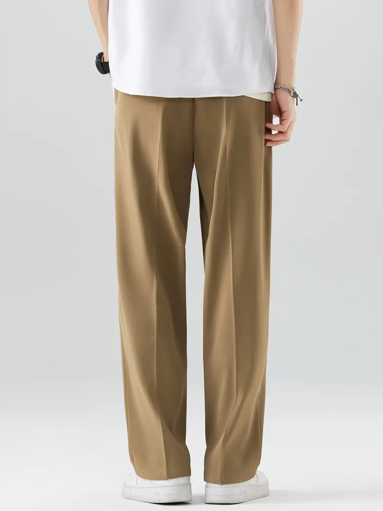 Chino Casual Classique Homme Élégant Pantalon Tissu