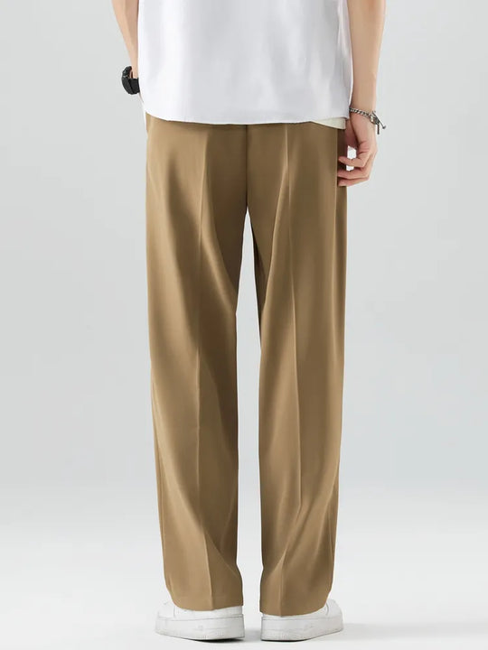 Chino Casual Classique Homme Élégant Pantalon Tissu