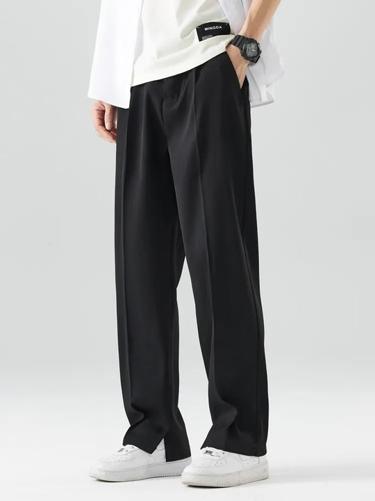 Chino Casual Classique Homme Élégant Pantalon Tissu