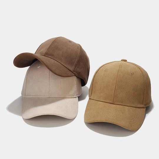 Casquette Aspect Daim Homme Plate Vintage Gavroche