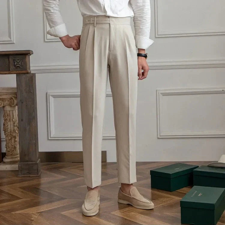 Pantalon Droit Homme Costume Élégant Business Affaires