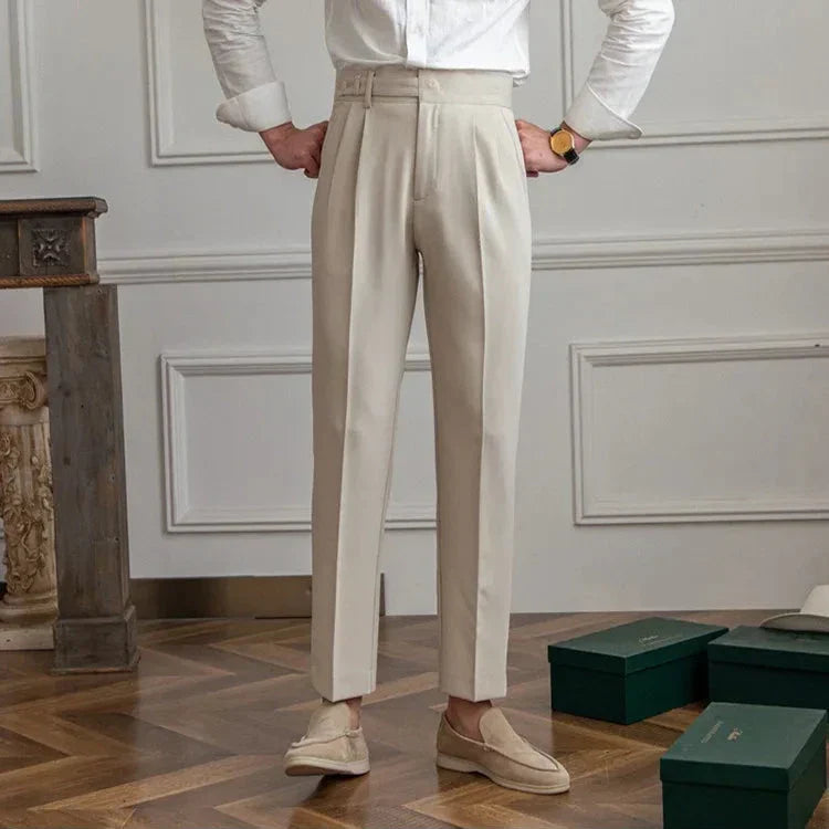Pantalon Droit Homme Costume Élégant Business Affaires