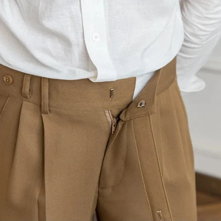 Pantalon Droit Homme Costume Élégant Business Affaires