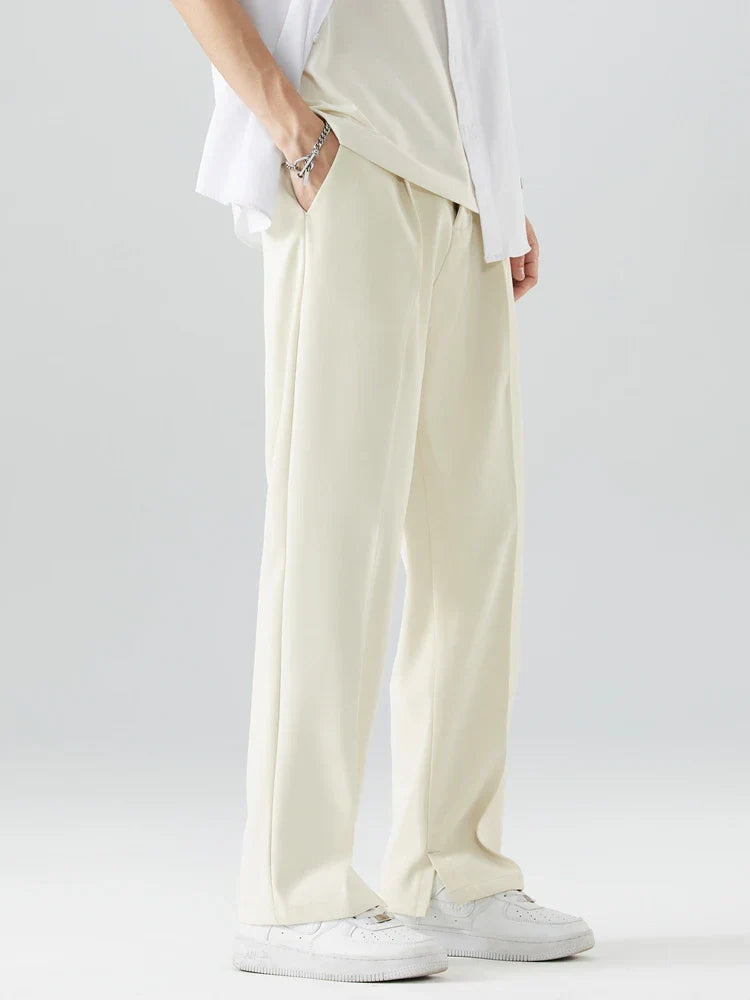 Chino Casual Classique Homme Élégant Pantalon Tissu