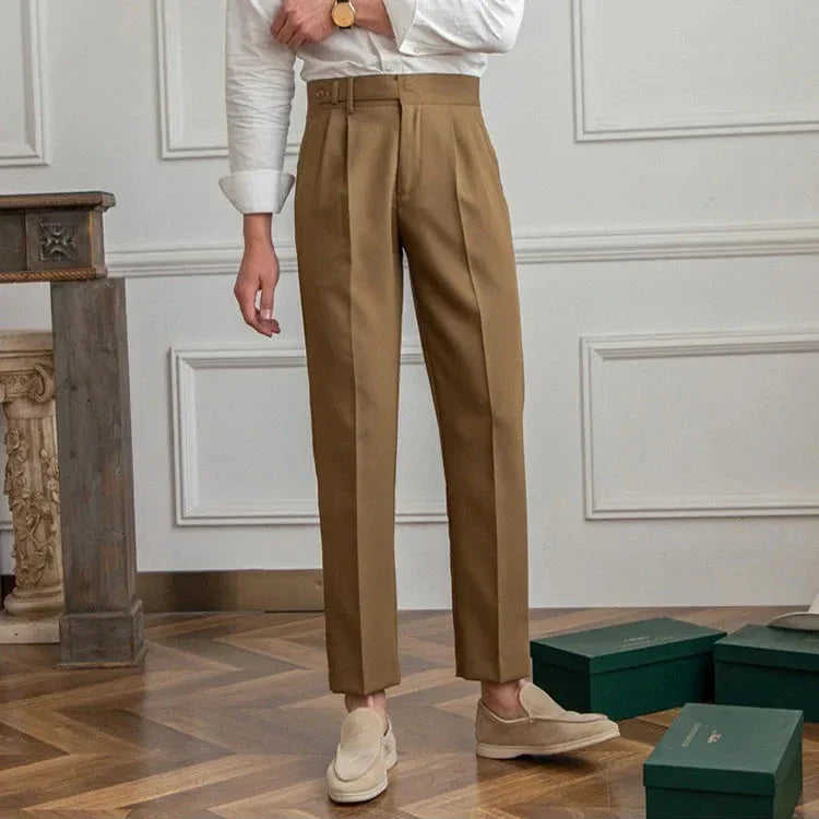 Pantalon Droit Homme Costume Élégant Business Affaires