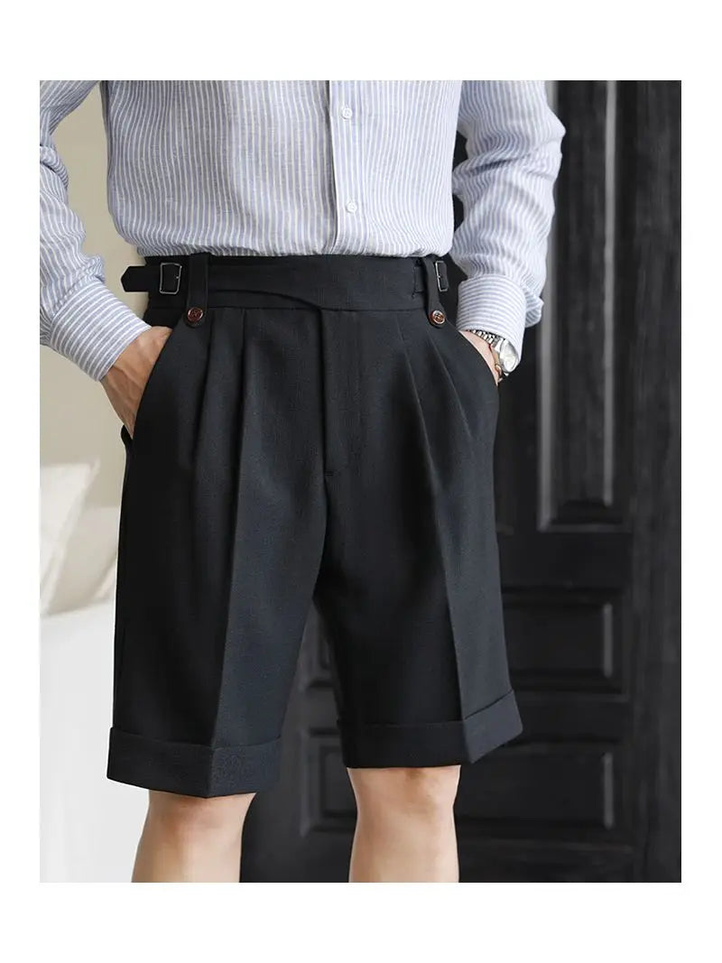 Short en Coton Décontracté Homme Été Plage Droit
