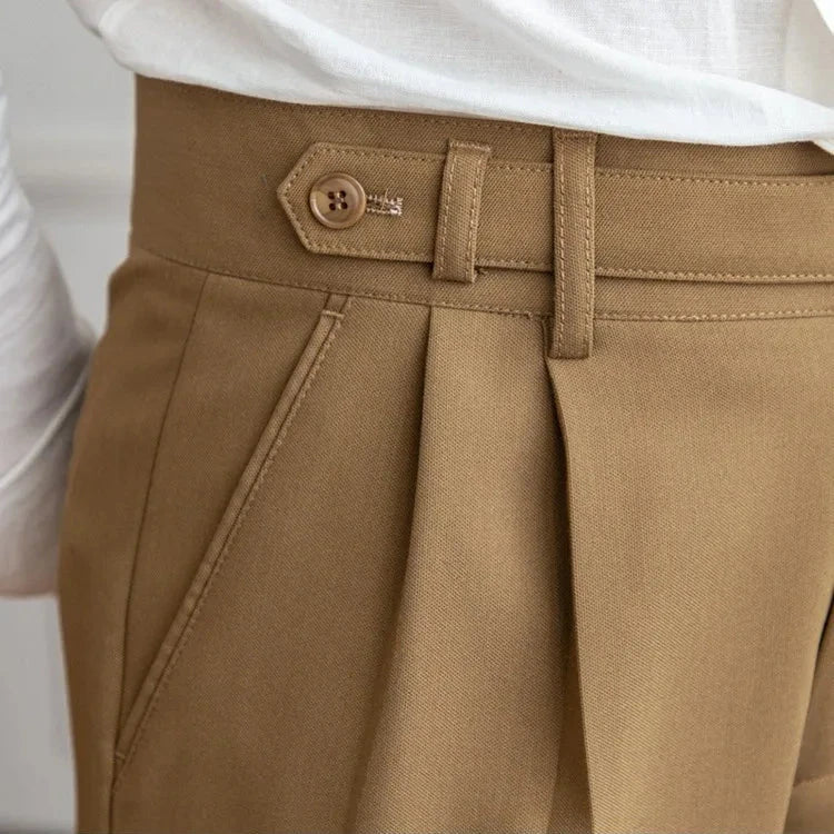 Pantalon Droit Homme Costume Élégant Business Affaires