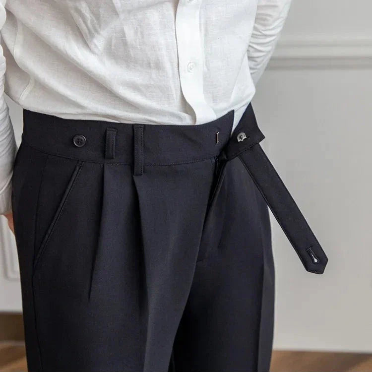Pantalon Droit Homme Costume Élégant Business Affaires