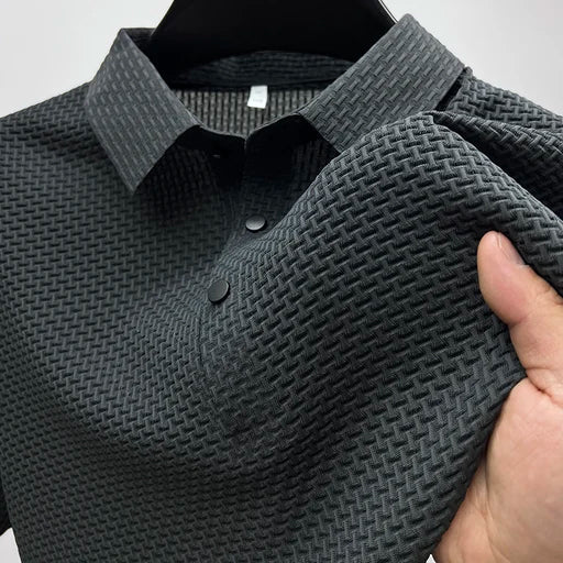Polo Classique Homme Manches Courtes Été Boutonné