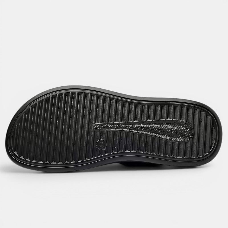 Sandales en Cuir Confortables Homme Été Outdoor