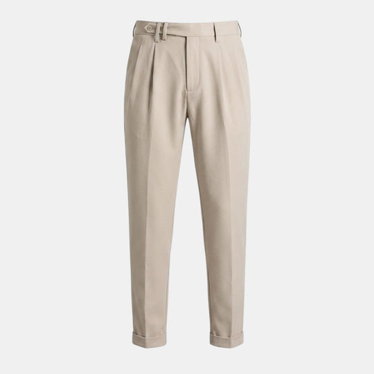 Pantalon de Costume à Pinces Slim Homme Business