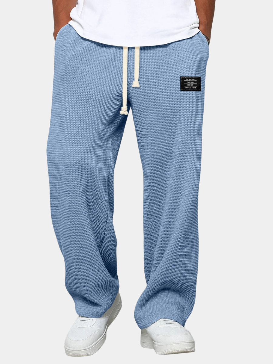 Pantalon Relaxed Homme Respirant Casual Tissu Confort