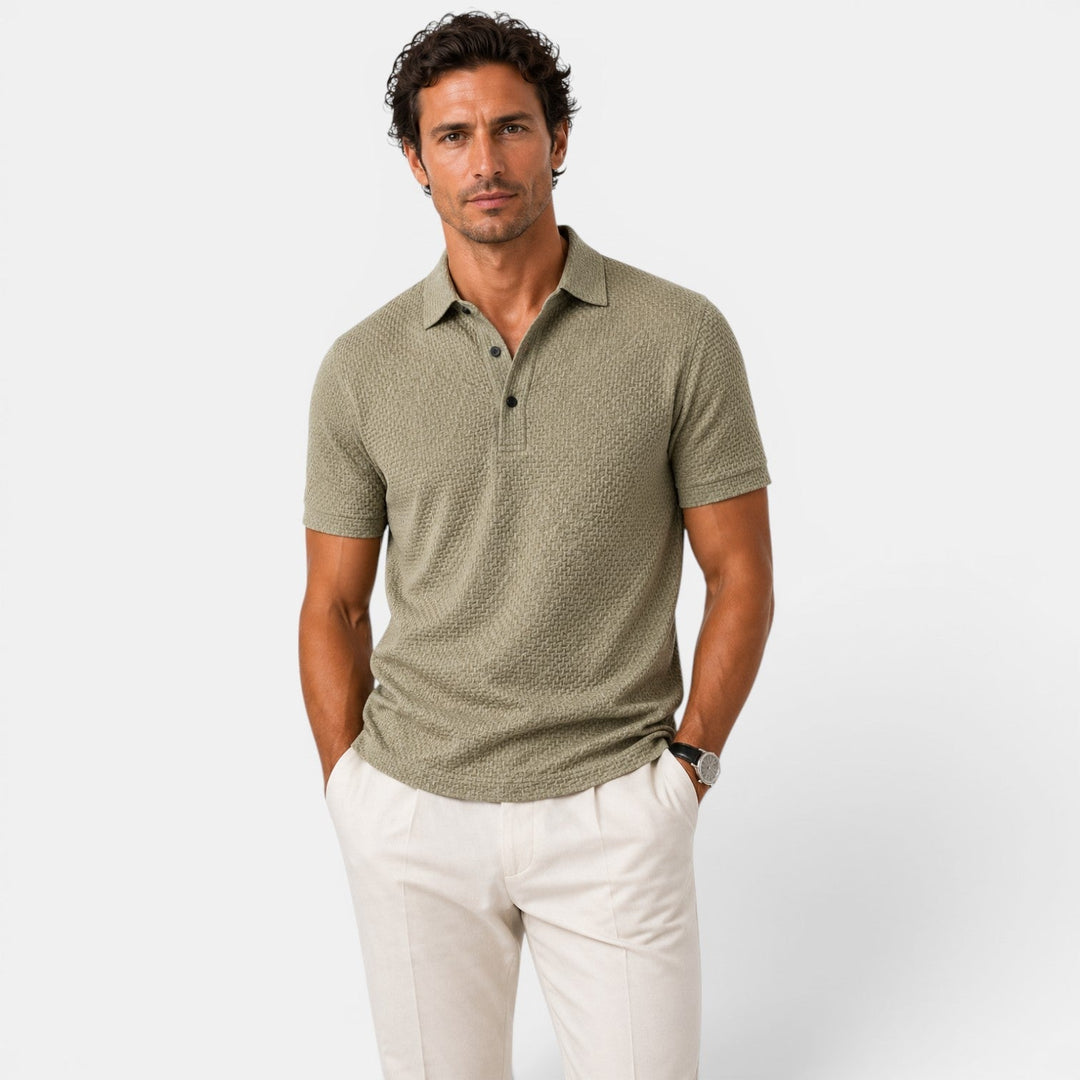 Polo Respirant Homme Été Manches Courtes Casual