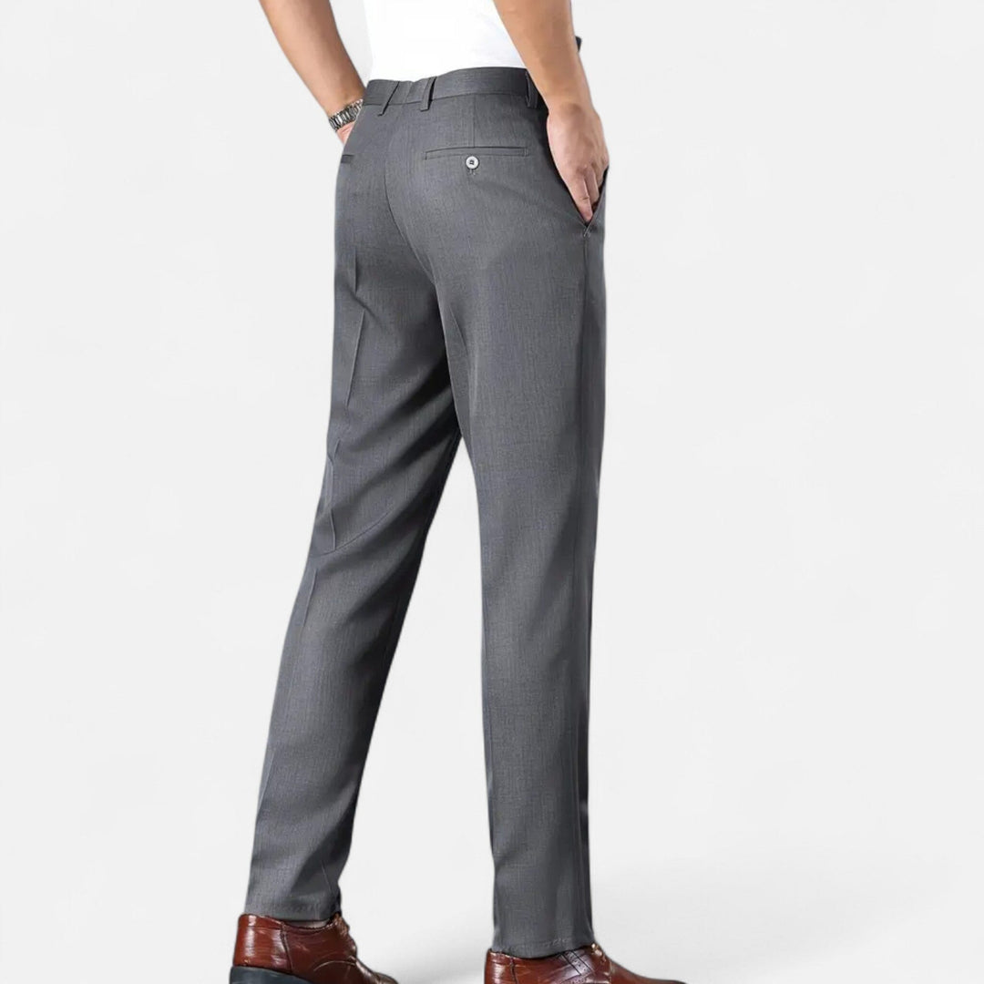 Pantalon de Costume Classique Homme Élégant Business