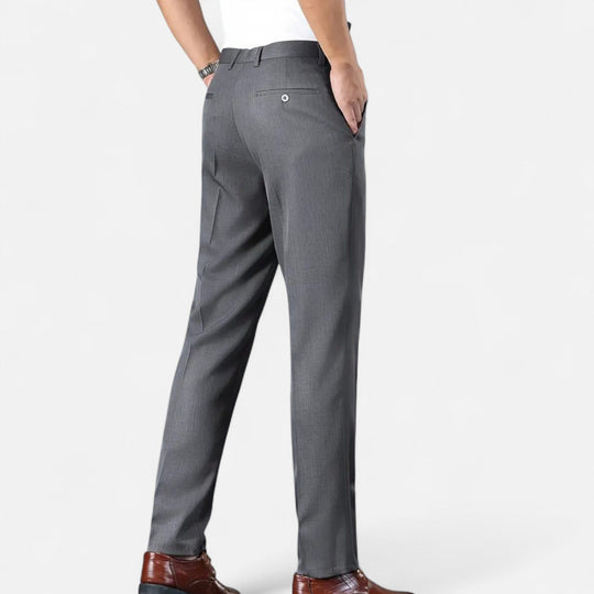 Pantalon de Costume Classique Homme Élégant Business