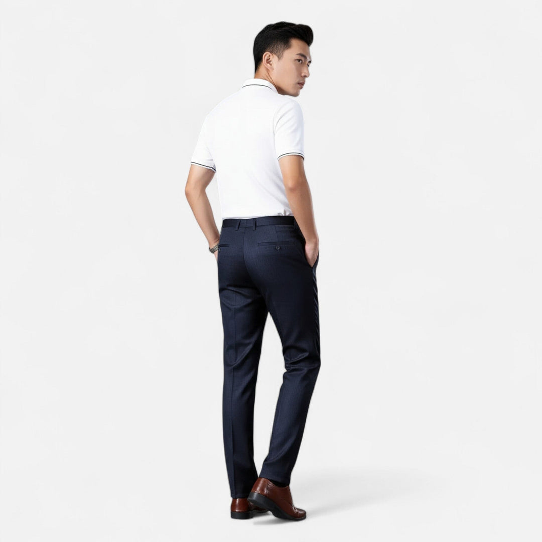 Pantalon de Costume Classique Homme Élégant Business