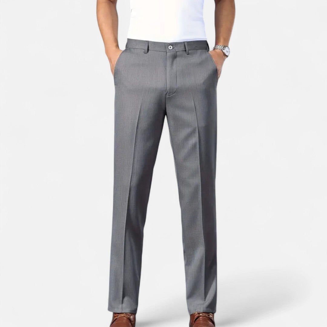 Pantalon de Costume Classique Homme Élégant Business