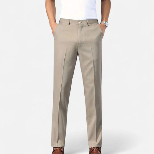Pantalon de Costume Classique Homme Élégant Business