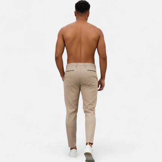 Pantalon Business à Pinces Classique Homme Costume