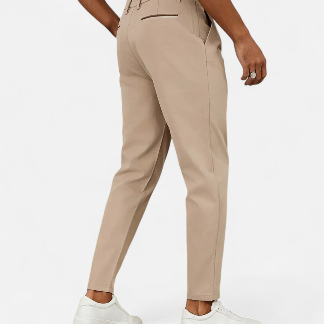Pantalon Business à Pinces Classique Homme Costume