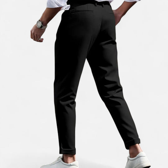 Pantalon de Costume à Pinces Slim Homme Business