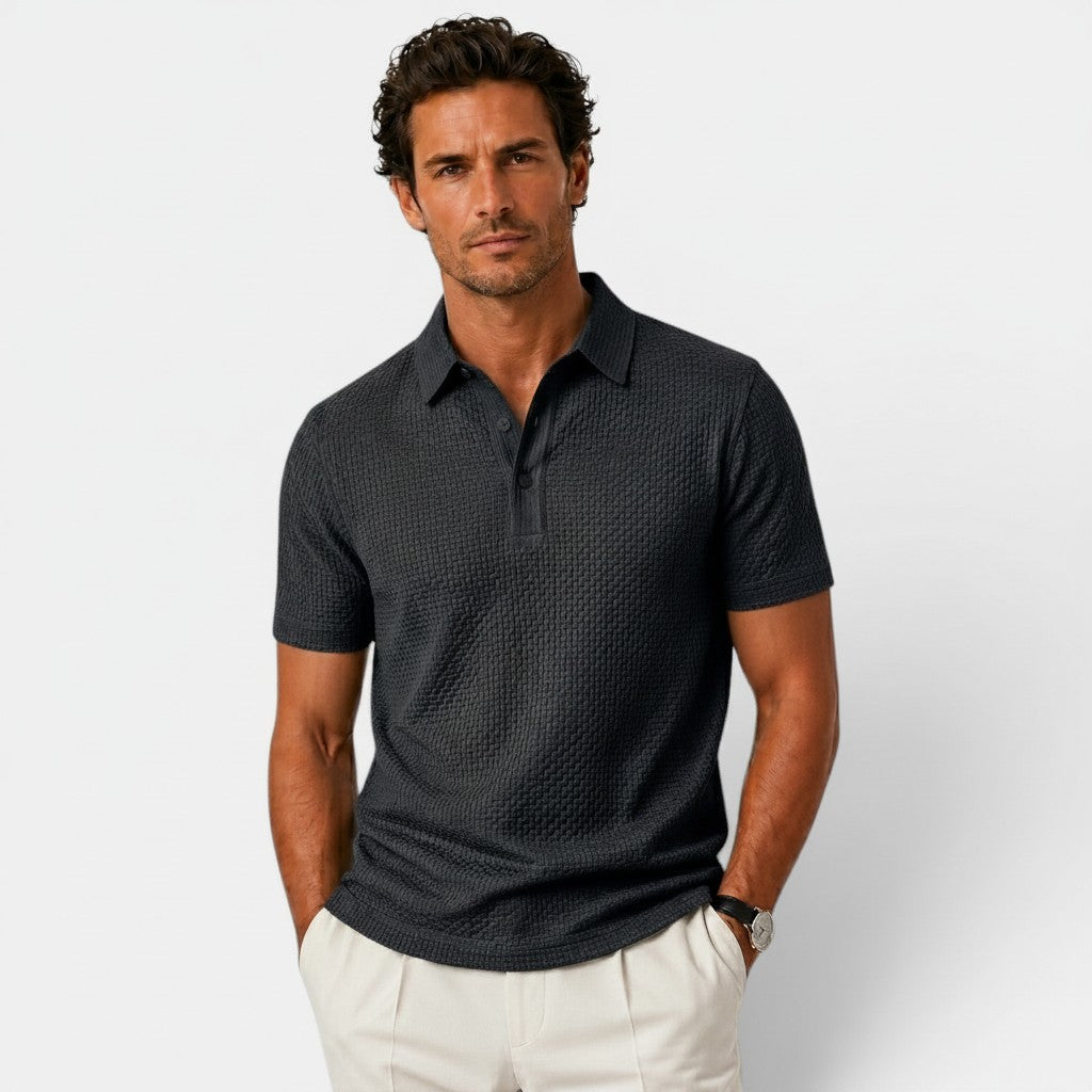 Polo Respirant Homme Été Manches Courtes Casual