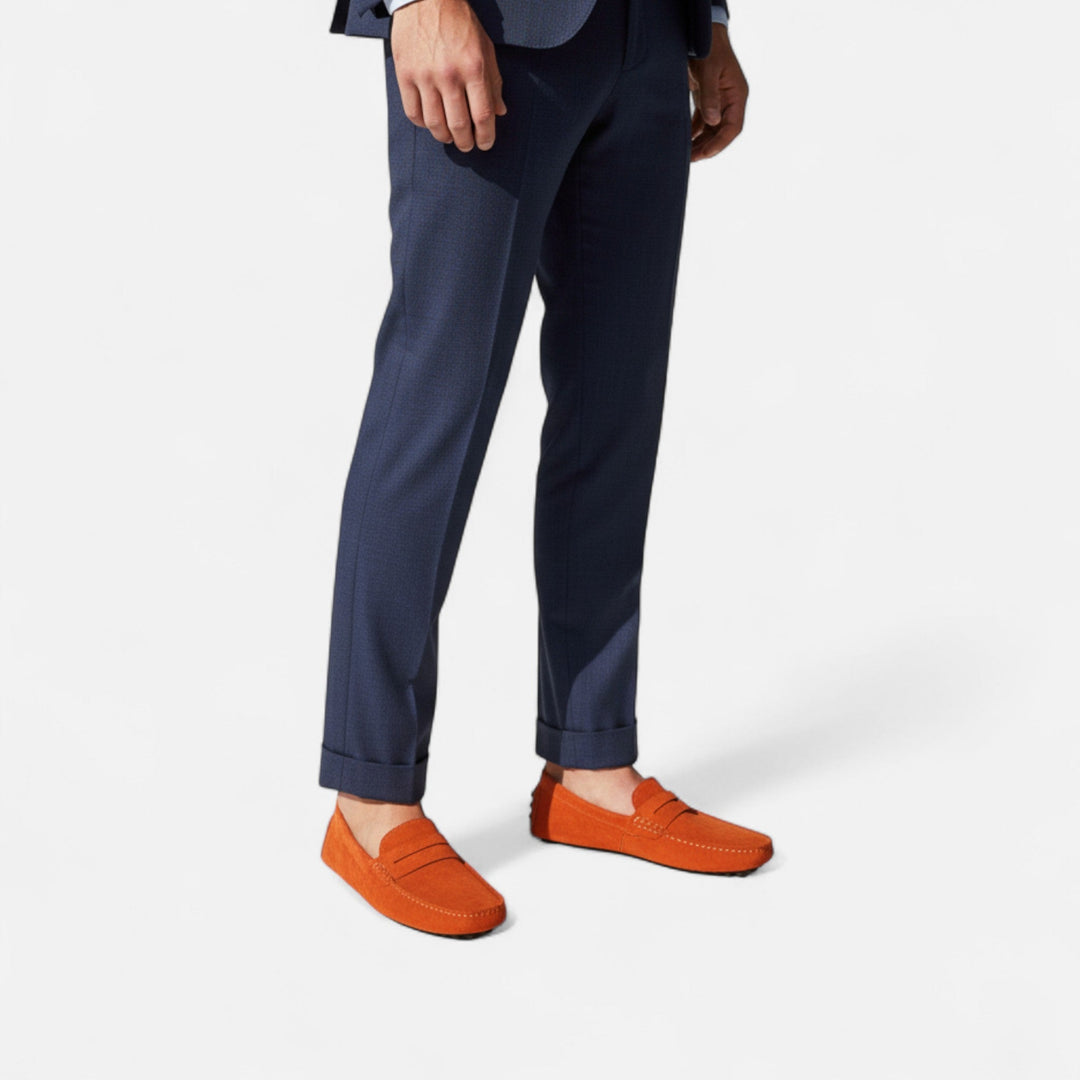 Mocassins Conducteur en Daim Homme à Enfiler Slip-On