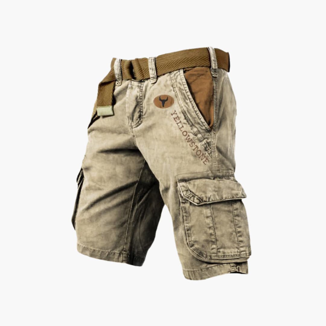 Short Cargo Homme Outdoor Poches Latérales Été Ceinture